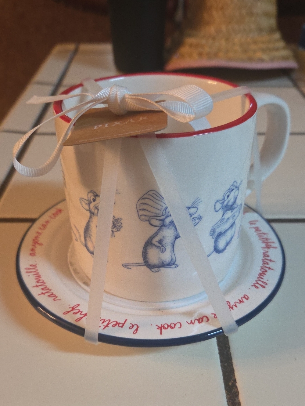 Rae Dunn Ratatouille Mug & Plate Set – Pixar Collection –‎ New with Tag
